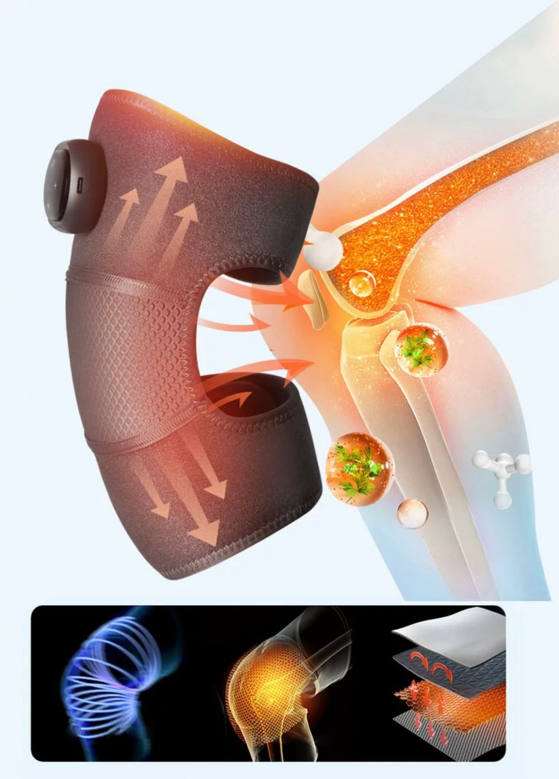 NUOYI 3 IN 1 KNEE MASSAGER