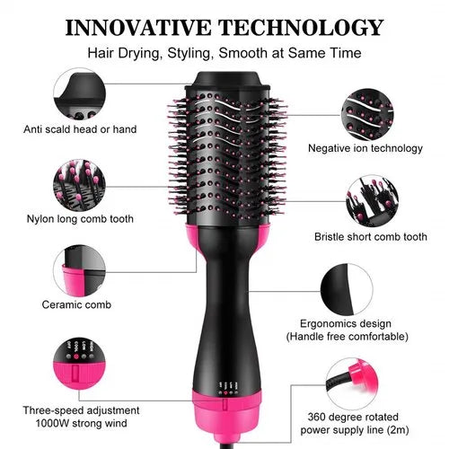 NOX™ Volumizer Hair Dryer and Hot Air Brush | 3-in-1