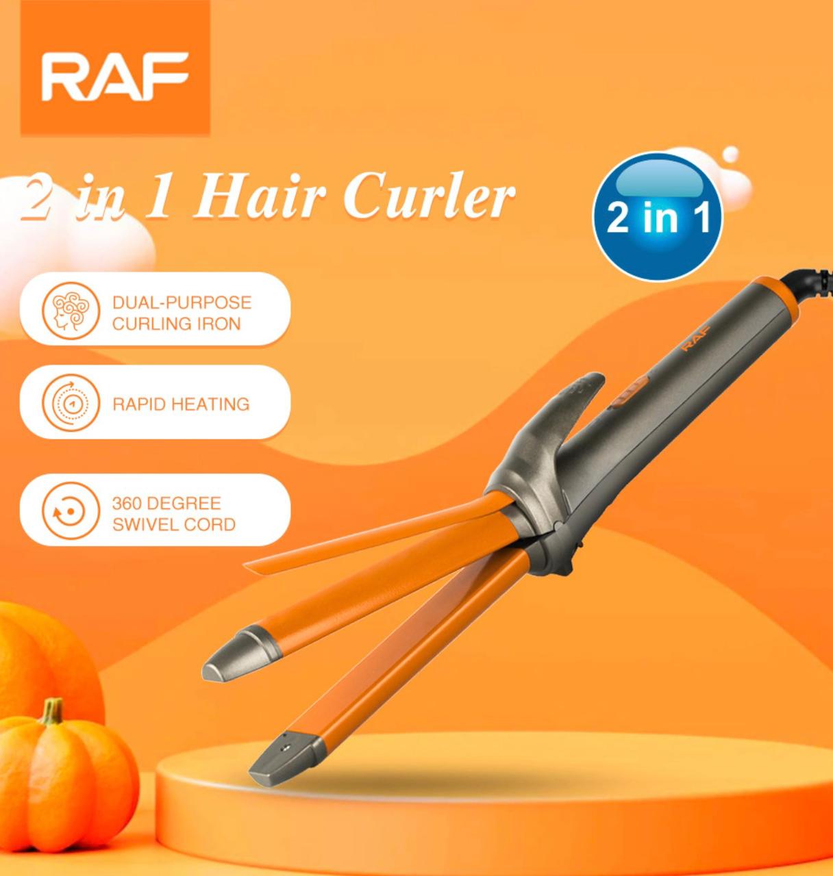 2 in 1 Hair Curler and Straightener