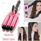 Hair Curler with Three Barrels