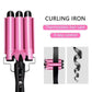 Hair Curler with Three Barrels